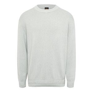 Boss Mens Kokoage Ribbed Regular Sweater / Silver